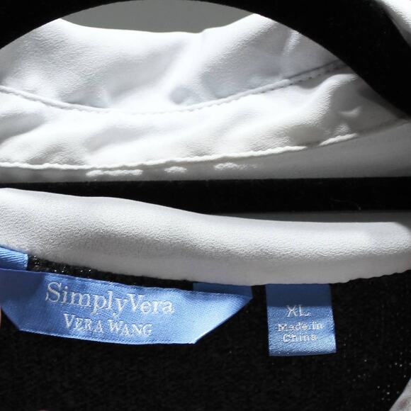 Simply Vera Wang Charcoal Grey Tunic Dress Size XL - Picture 4 of 4